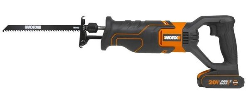 Worx WX500 Akülü Kablosuz 20 W Tilki Kuyruğu Testere