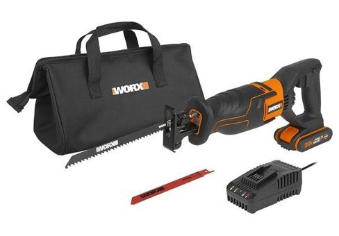 Worx WX500 Akülü Kablosuz 20 W Tilki Kuyruğu Testere