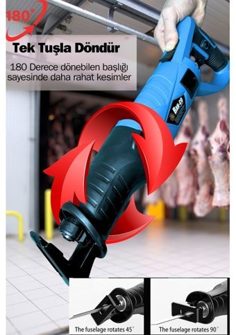 Dager PSA Kablolu 1100 W Elektrikli Tilki Kuyruğu Testere