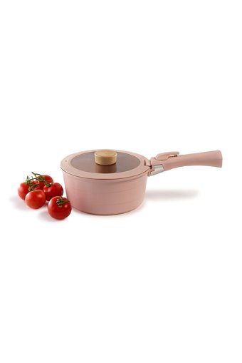 Neoflam Midas 9 Parça Alüminyum Döküm Tava Seti Pembe