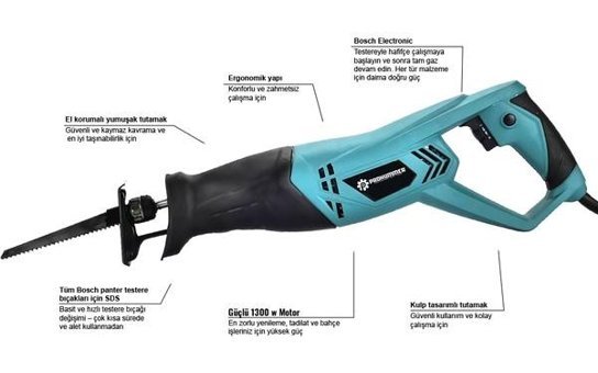 Prohummer PH-TS0100 Kablolu 1100 W Elektrikli Tilki Kuyruğu Testere
