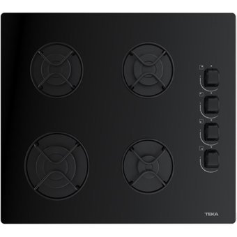 Teka GBE 64002 KBC BK Siyah Cam 4 Gözlü Gazlı Ankastre Ocak