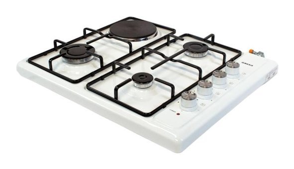 Gosso Gosso 3535 Emaye 4 Gözlü Gazlı ve Elektrikli Set Üstü Beyaz Ocak