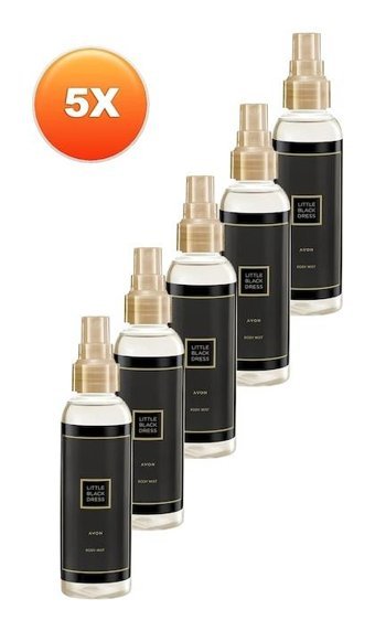 Avon Little Black Dress Oryantal-Vanilya Kadın Vücut Spreyi 5x100 ml