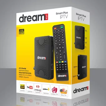Dreamstar Smart Plus H265 256 Mb Harici İnternetli Çanaklı Full HD Uydu Alıcısı