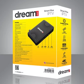 Dreamstar Smart Plus H265 256 Mb Harici İnternetli Çanaklı Full HD Uydu Alıcısı