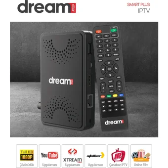 Dreamstar Smart Plus H265 256 Mb Harici İnternetli Çanaklı Full HD Uydu Alıcısı