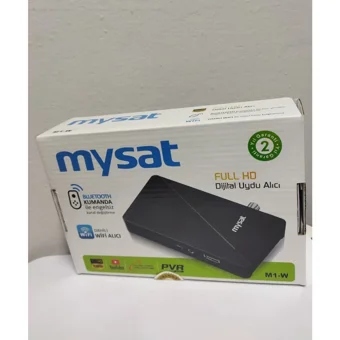 Mysat M1-W Harici İnternetli Mini Çanaklı-Çanaksız Full HD Uydu Alıcısı
