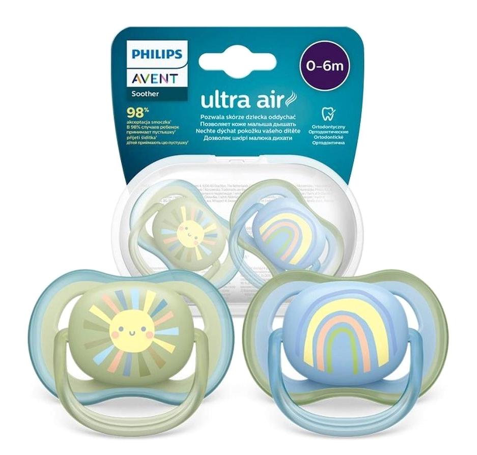 Philips Avent SCF085/58 0-6 Ay Delikli Ortodontik Yenidoğan Silikon Emzik Çok Renkli
