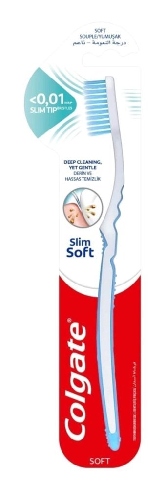Colgate Slim Soft Yumuşak Manuel Diş Fırçası Mavi