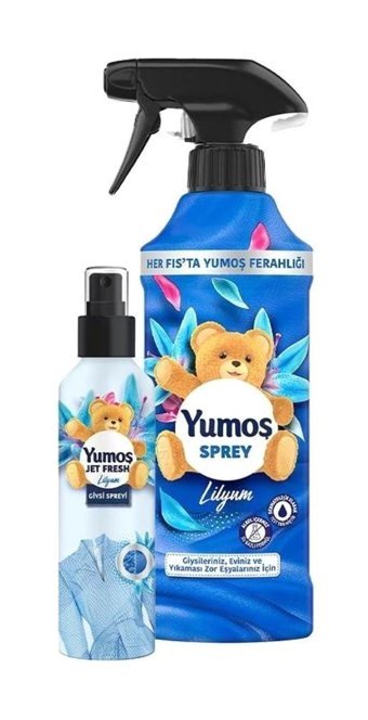 Yumoş Jet Fresh Lilyum Kokulu Sprey Çamaşır Parfümü 200 ml 450 ml