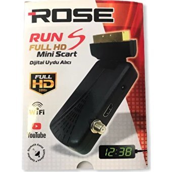 Rose Runs Pro 1 Gb Dijital İnternetli Mini Çanaklı Full HD Uydu Alıcısı