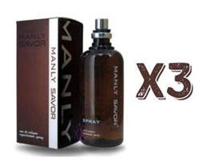 Manly Savor EDC Erkek Parfüm 3x125 ml