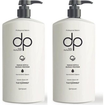 DP Daily Perfection Nemlendirici Tüm Saçlar İçin Tuzsuz Sülfatsız Keratin Parabensiz Unisex Şampuan 2x500 ml