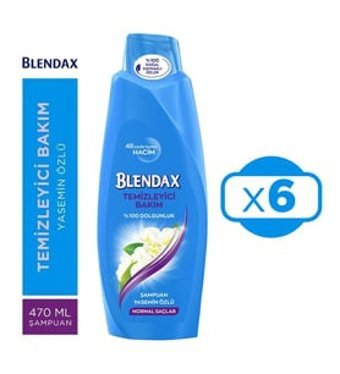 Blendax Temizleyici Normal Saçlar İçin Yasemin Özlü Şampuan 6x470 ml