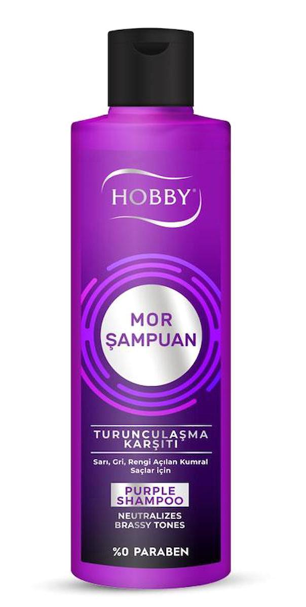 Hobby Turunculaşma Karşıtı Boyalı Saçlar İçin Parabensiz Unisex Şampuan 250 ml