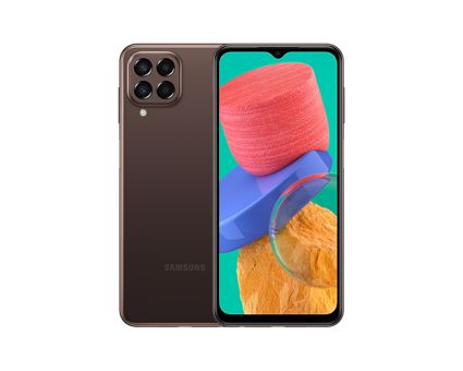 Samsung Galaxy M33 5G 128 Gb Hafıza 6 Gb Ram 6.6 İnç 50 MP Çift Hatlı Pls Ekran Android Akıllı Cep Telefonu Kahverengi
