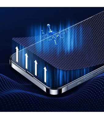Vendas iPhone 14 Pro Max Apple Bilvis Double Strong Tempered Glass Mat Ekran Koruyucu