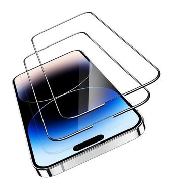 Vendas iPhone 14 Pro Apple Bilvis Double Strong Tempered Glass Parlak Ekran Koruyucu