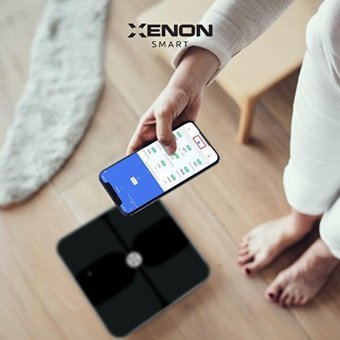 Xenon Smart Yağ Ölçer Vücut Analizi Yapan Bluetooth Kas Ölçen Cam Dijital Akıllı Tartı