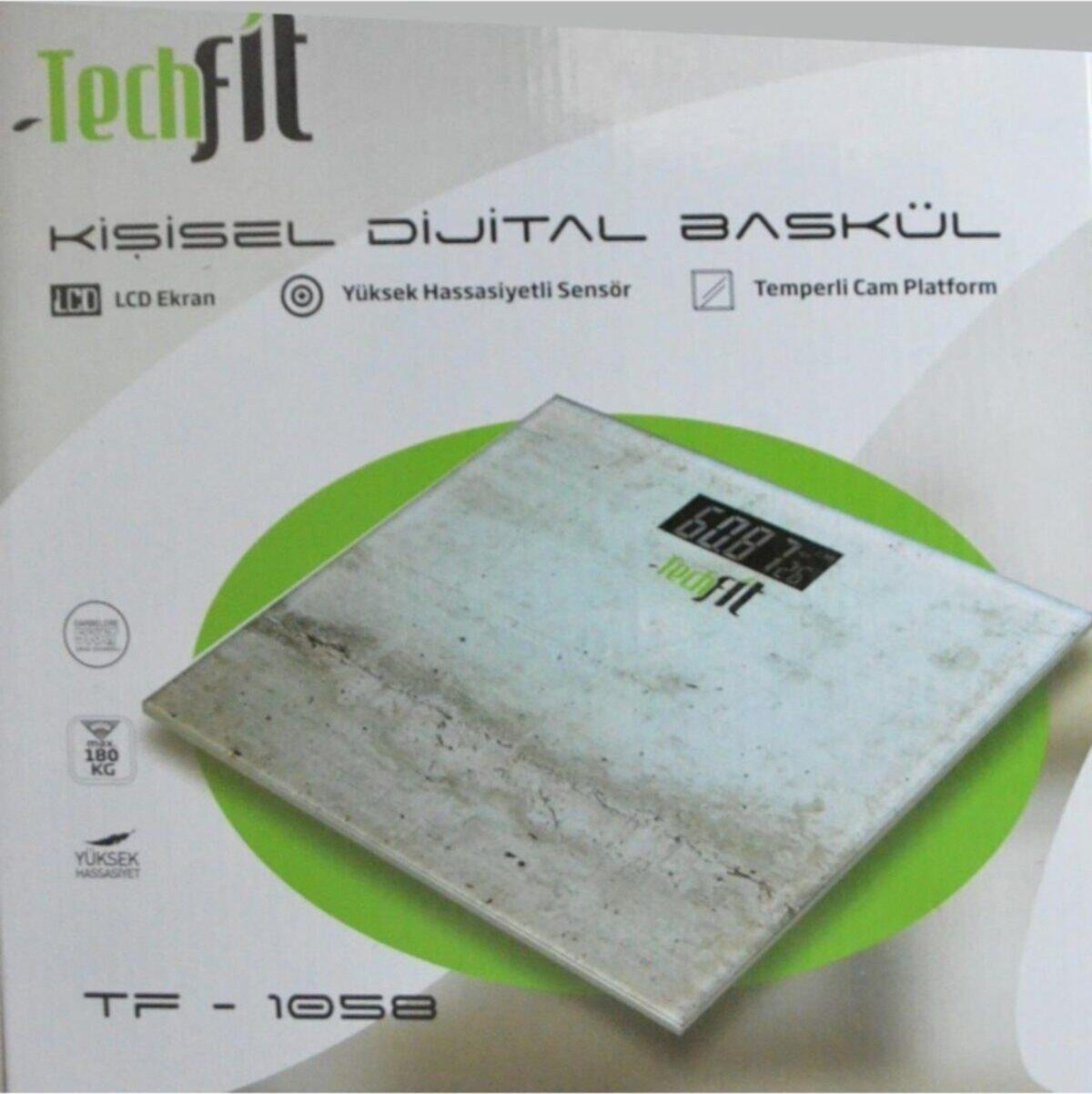 Techfit TF-1058 Cam Dijital Tartı