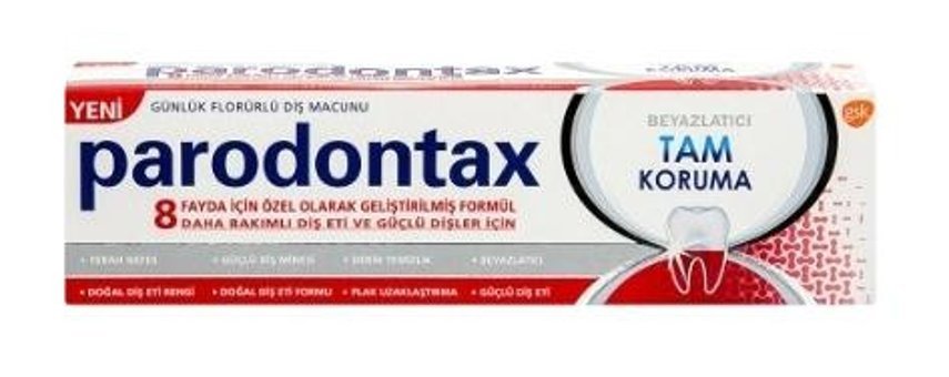 Parodontax Tam Koruma Naneli Organik Florürlü Diş Macunu 2x75 ml