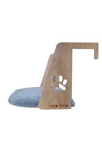 Urz Store Yıkanabilir Küçük Irk İç Mekan Köpek Yatağı Gri