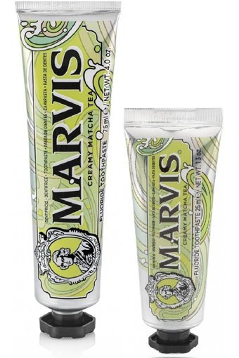 Marvis Creamy Matcha Tea Bitki Özlü Florürlü Diş Macunu 75 + 25 ml