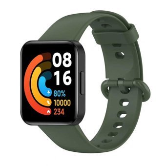 Xiaomi Klasik Redmi Watch 2 Lite Silikon Yetişkin Akıllı Saat Kordonu Koyu Yeşil