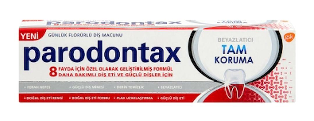 Parodontax Tam Koruma Naneli Organik Florürlü Diş Macunu 24x75 ml