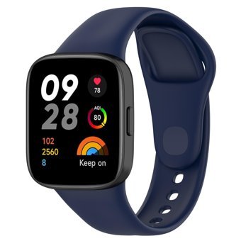 Xiaomi Zore KRD-81 Redmi Watch 3 Silikon Yetişkin Akıllı Saat Kordonu Lacivert