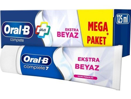 Oral-B Complete Ekstra Beyaz 7 Naneli Florürlü Diş Macunu 125 ml