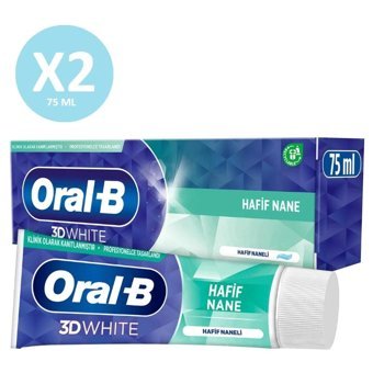 Oral-B Hafif Naneli Florürlü Diş Macunu 2x75 ml
