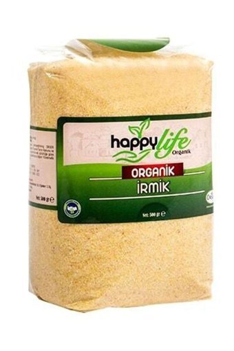 Happy Life Organik İrmik 500 gr