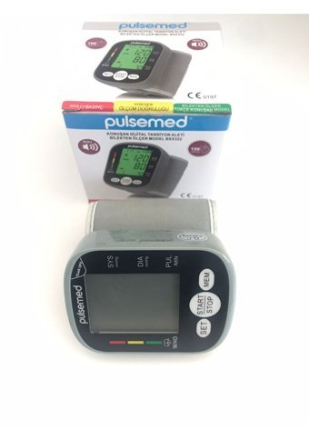 Pulsemed BSX 322 1 Kullanıcı 198 Ölçüm Hafızalı Konuşan Dijital Bilek Tansiyon Aleti