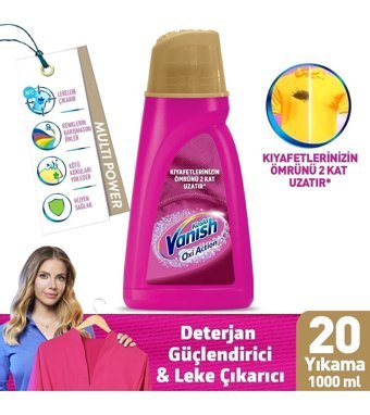 Vanish Kosla Multipower Renkliler Jel Leke Çıkarıcı 1 lt