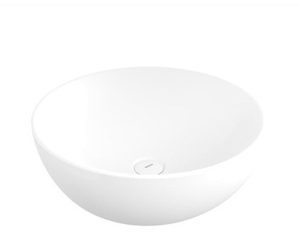 Bocchi 1119-001-0125 Klasik Tekli 45 cm Seramik Tezgah Üstü Çanak Lavabo Beyaz
