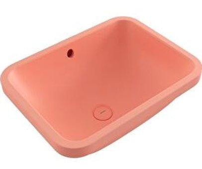 Bocchi 1006-032-0125 Klasik Tekli 55 cm Seramik Tezgah Altı Oval Lavabo Pembe