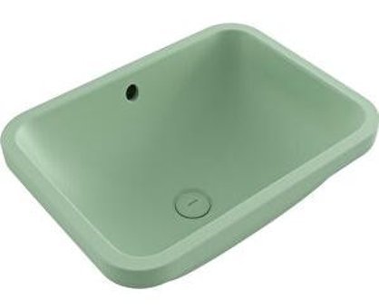 Bocchi 1006-033-0125 Klasik Tekli 55 cm Seramik Tezgah Üstü Lavabo Yeşil