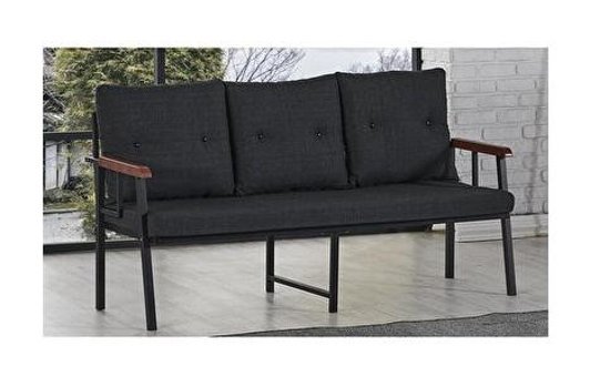 Mygusi Erva Balkon Metal 3'lü Bahçe Koltuğu Beyaz