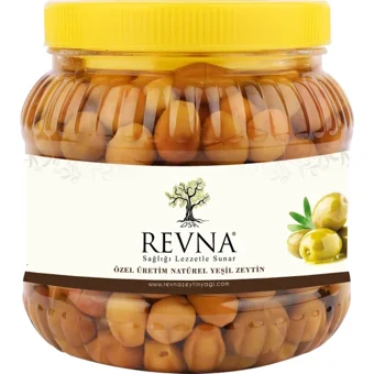 Revna Yeşil Zeytin Teneke 1 kg
