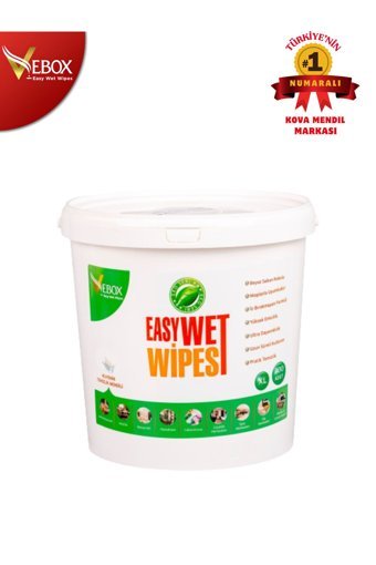 Vebox Easy Wet Wipes Beyaz Sabun Kokulu Kova 300 Yaprak Islak Mendil