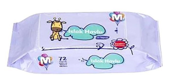 Migros 72 Yaprak 5'li Paket Islak Mendil