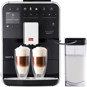 Melitta F83/0-102 Barista T Smart 1450 W Çelik Kapsülsüz Öğütücülü Tam Otomatik Espresso Makinesi Siyah