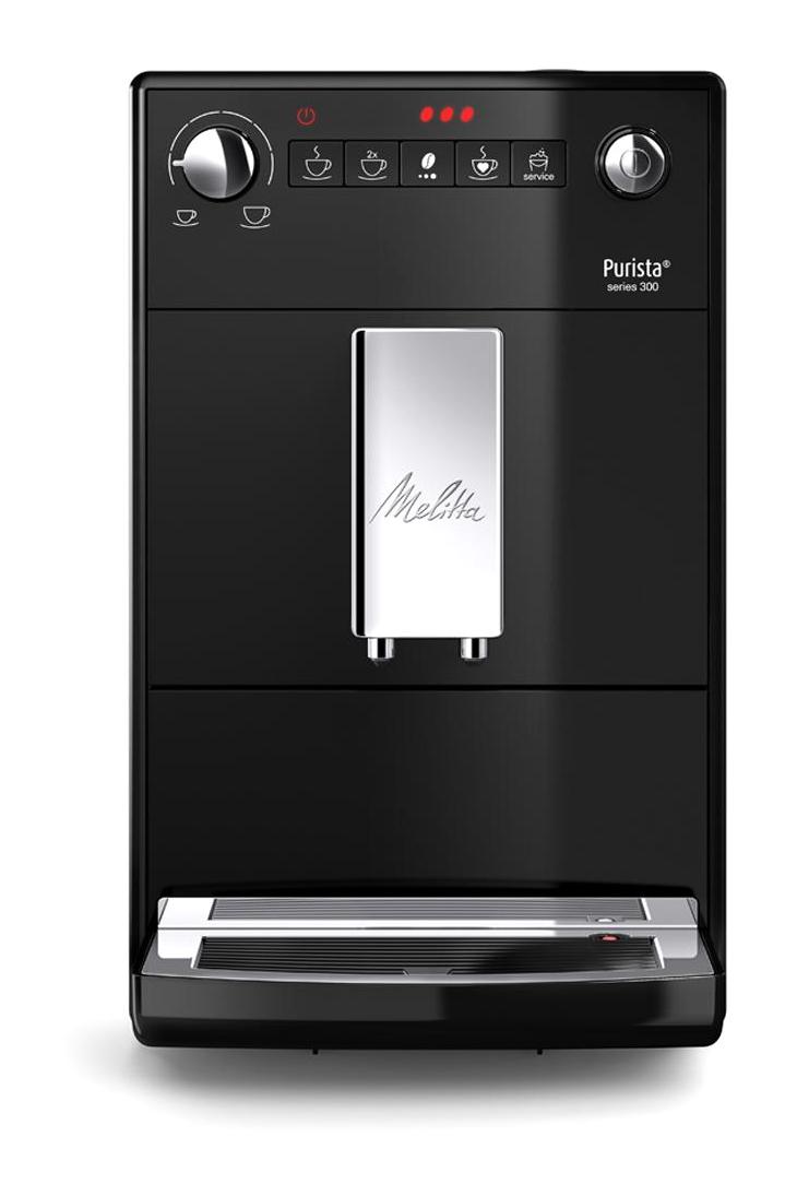 Melitta F230-102 1400 W Çelik Kapsülsüz Öğütücülü Tam Otomatik Espresso Makinesi Siyah