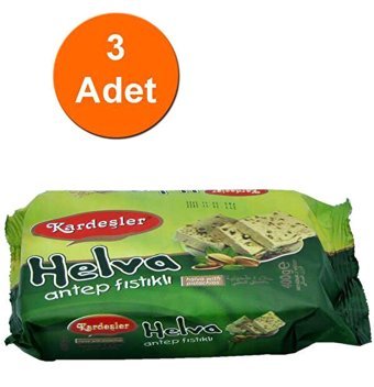 Kardeşler Tahinli Antep Fıstıklı Helva 3x400 gr