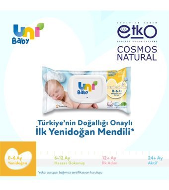 Uni Baby Yenidoğan 140 Yaprak 14'lü Paket Islak Mendil