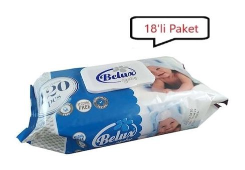 Belux Baby Sensitive 120 Yaprak 18'li Paket Islak Mendil