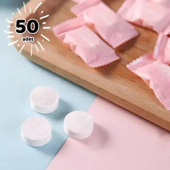ThreeMB Toys Tek Kullanımlık Sıkıştırılmış 50 Yaprak Islak Mendil