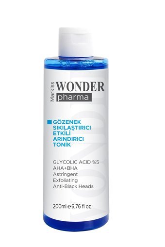 Markiss Tüm Ciltler İçin Aha+Bha Gözenek Sıkılaştırıcı Yüz Temizleyici Losyon Tonik 200 ml